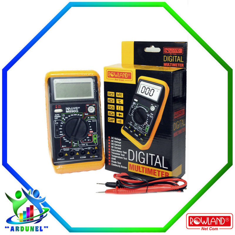 MULTIMETRO DIGITAL M-890G (ROWLAND) MULTIMETRO DIGITAL M-890G (ROWLAND)