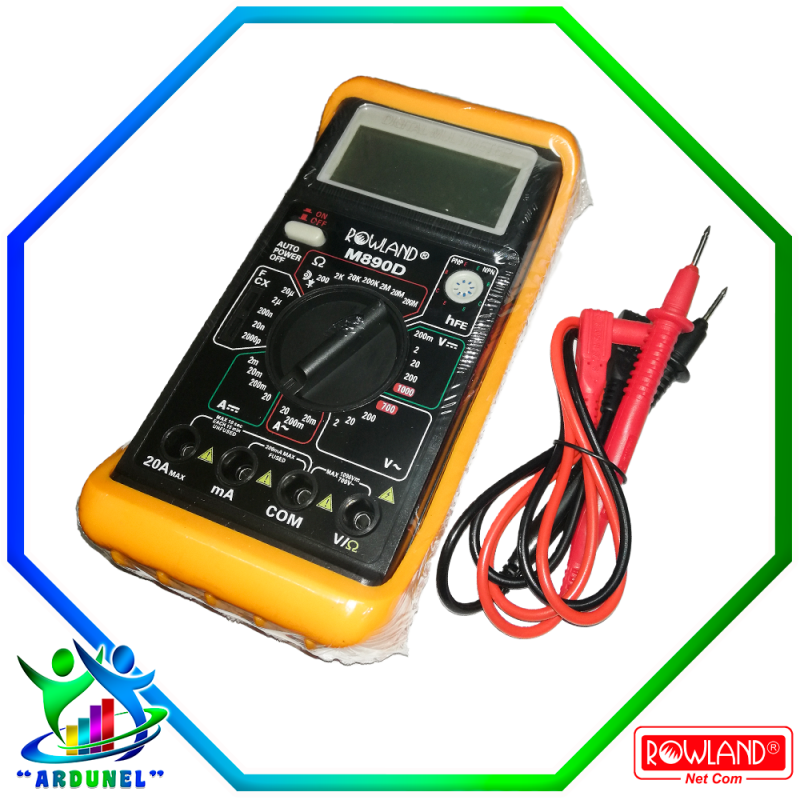 MULTIMETRO DIGITAL M-890D (ROWLAND) MULTIMETRO DIGITAL M-890D (ROWLAND)