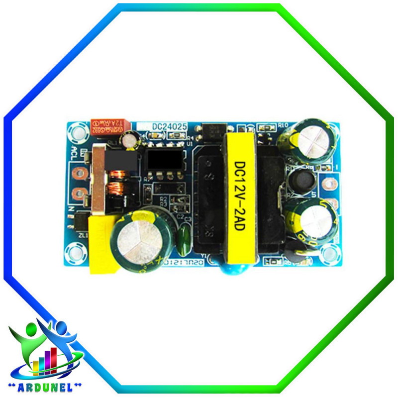 MÓDULO DE CONMUTACIÓN AC-DC DE 12V/2A MÓDULO DE CONMUTACIÓN AC-DC DE 12V/2A