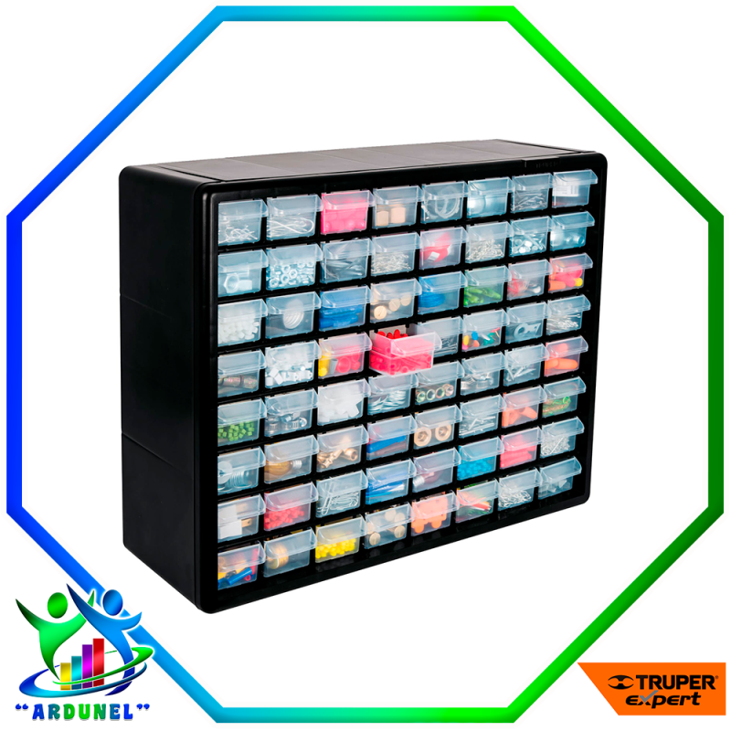 CAJA ORGANIZADOR CON 64 COMPARTIMIENTOS CAJA ORGANIZADOR CON 64 COMPARTIMIENTOS