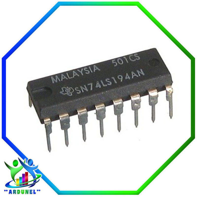 CI. 74LS194 SHIFT REGISTER BIDIRECCIONAL CI. 74LS194 SHIFT REGISTER BIDIRECCIONAL