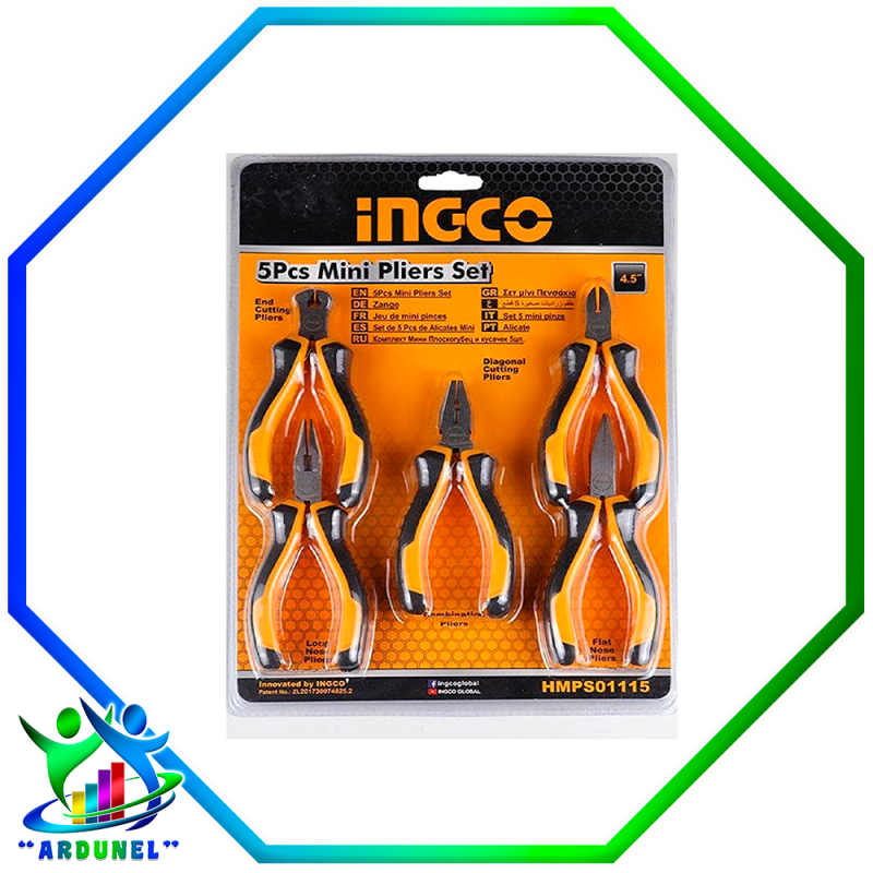INGCO HMPS01115 (JUEGO DE 5 PIEZAS) INGCO HMPS01115 (JUEGO DE 5 PIEZAS)