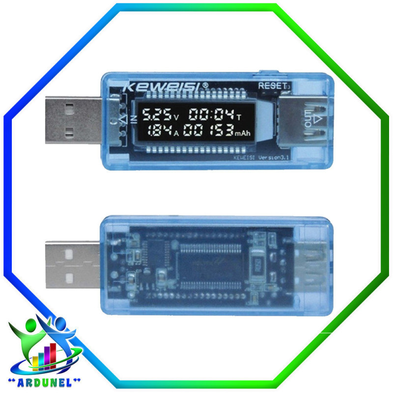 VOLTIMETRO AMPERIMETRO KWS-V20 USB MEDIDOR VOLTIMETRO AMPERIMETRO KWS-V20 USB MEDIDOR