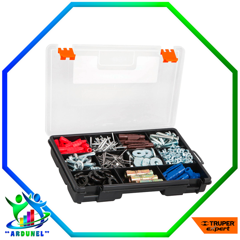 CAJA ORGANIZADOR DE 11" CON TAPA DE SEGURO DE 9 COMPARTIMIENTOS CAJA ORGANIZADOR DE 11" CON TAPA DE SEGURO DE 9 COMPARTIMIENTOS