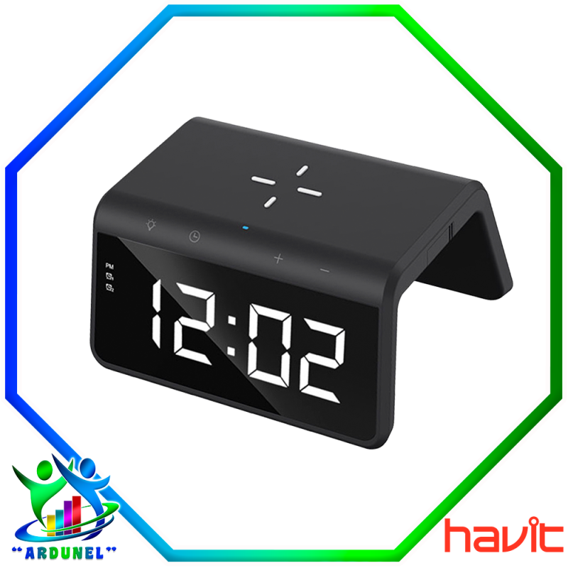 RELOJ CON ALARMA 6 EN 1 NEGRO RELOJ CON ALARMA 6 EN 1 NEGRO