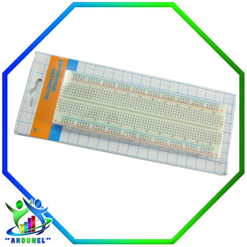 PROTOBOARD SOLDERLESS DE 830 PTS (ALTA CALIDAD) PROTOBOARD SOLDERLESS DE 830 PTS (ALTA CALIDAD)