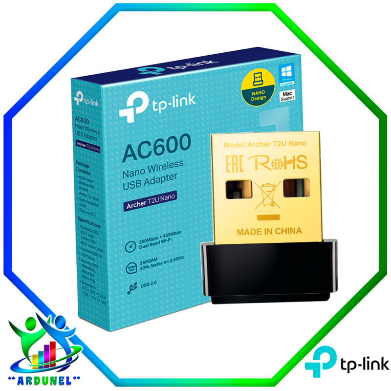 ADAPTADOR USB INALAMBRICO NANO AC 600 ADAPTADOR USB INALAMBRICO NANO AC 600