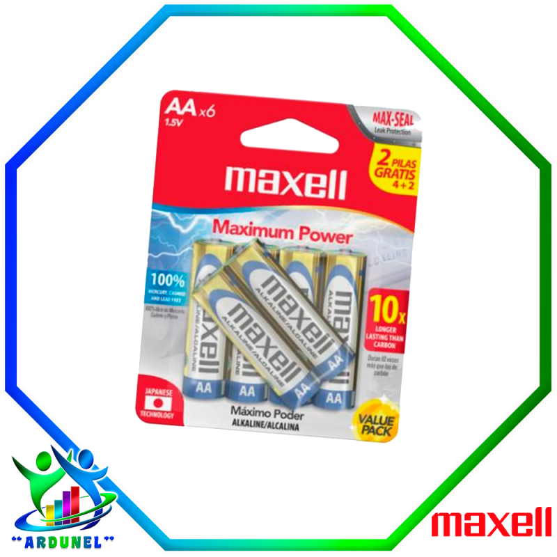 LR06 BATERIA ALCALINA AA (PACK 6 PILAS) LR06 BATERIA ALCALINA AA (PACK 6 PILAS)