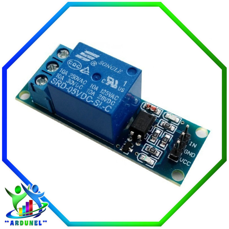 MODULO RELAY 1 CANAL CON OPTOACOPLADOR MODULO RELAY 1 CANAL CON OPTOACOPLADOR