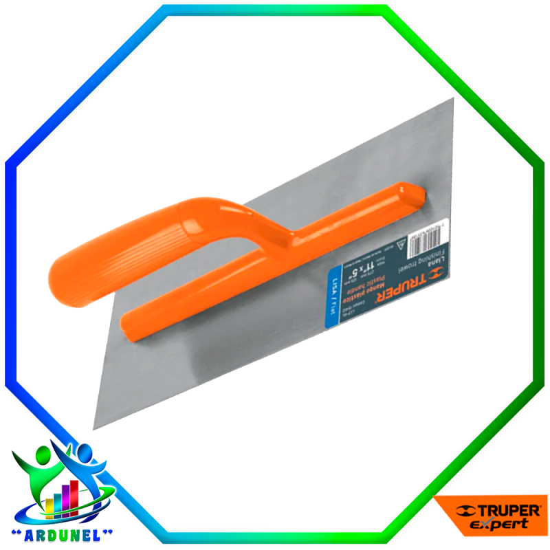 PLANCHA PARA ALBAÑIL CANTO RECTO DE 11" DE 6 REMACHES MANG. PLASTICO PLANCHA PARA ALBAÑIL CANTO RECTO DE 11" DE 6 REMACHES MANG. PLASTICO