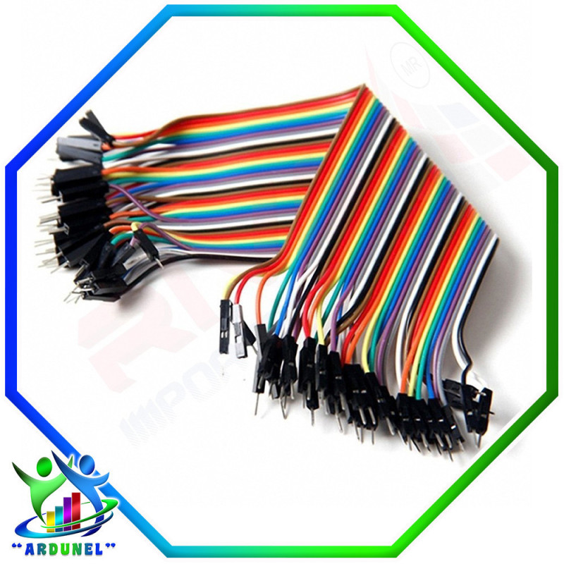 CABLES JUMPER MACHO-MACHO 20CM (ALTA CALIDAD) CABLES JUMPER MACHO-MACHO 20CM (ALTA CALIDAD)