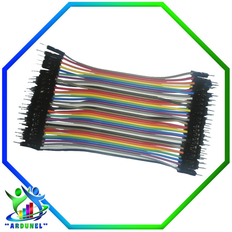 CABLES JUMPER MACHO-MACHO 10CM (ALTA CALIDAD) CABLES JUMPER MACHO-MACHO 10CM (ALTA CALIDAD)