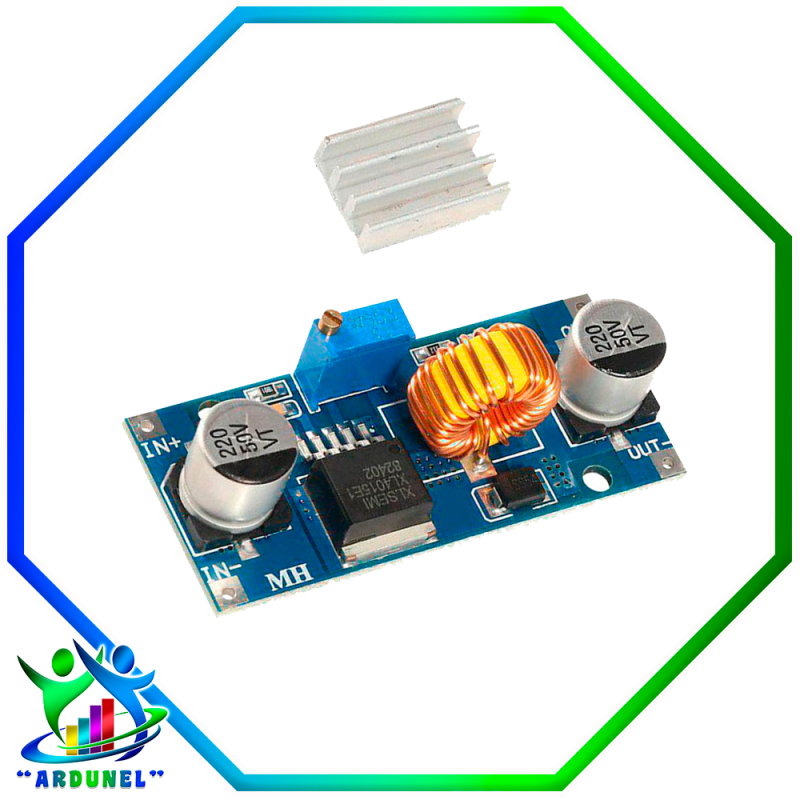 MODULO XL4015 REGULADOR AJUSTABLE STEP-DOWN 5A DC 4-38V MODULO XL4015 REGULADOR AJUSTABLE STEP-DOWN 5A DC 4-38V