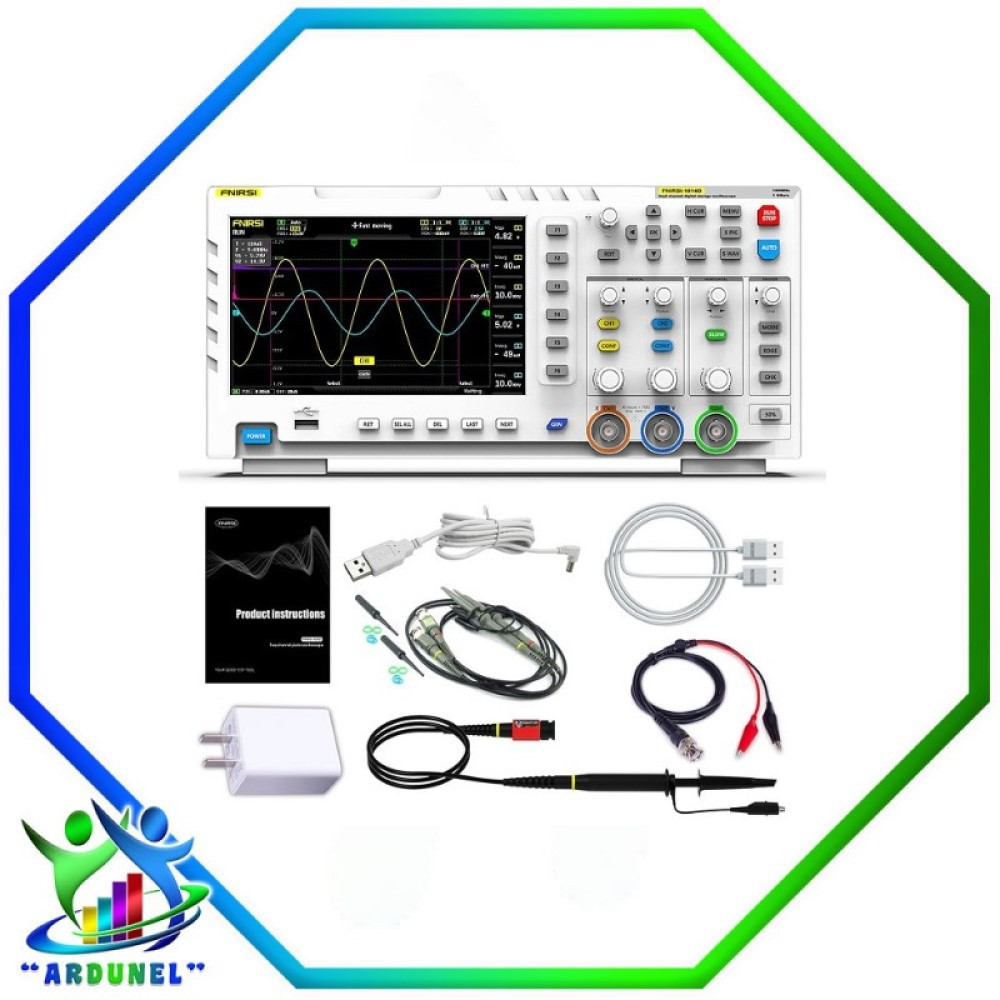 OSCILOSCOPIO DIGITAL 1014D PRO 100Mhz - 1GSa/s CON GENERADOR DE SEÑAL OSCILOSCOPIO DIGITAL 1014D PRO 100Mhz - 1GSa/s CON GENERADOR DE SEÑAL