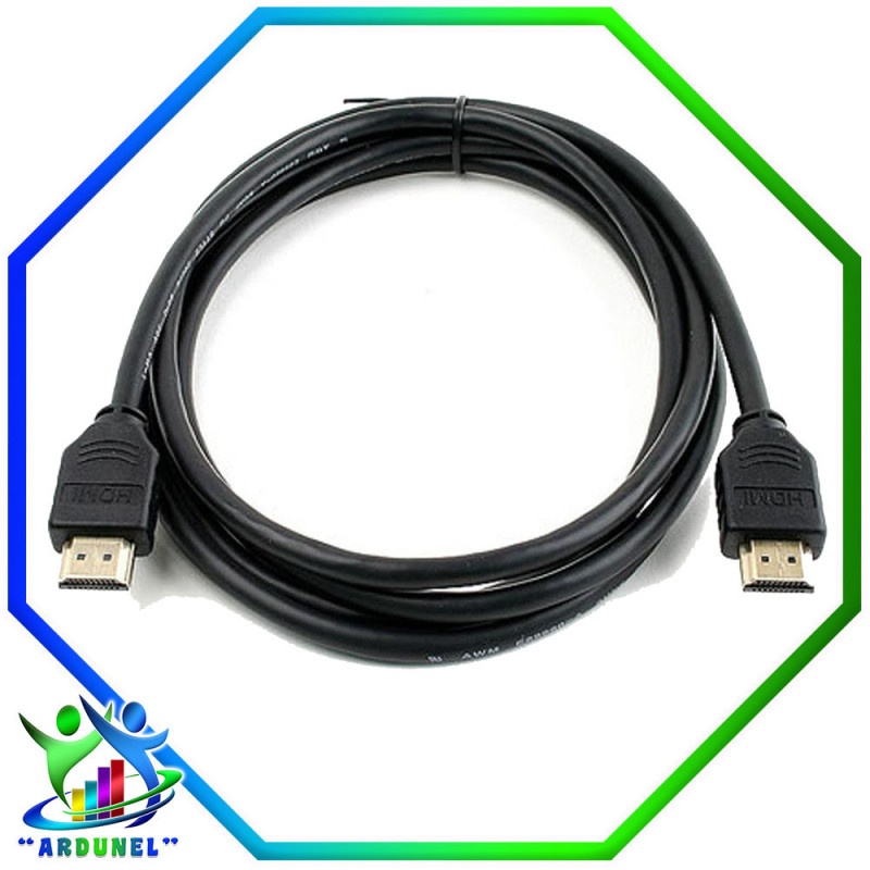 CABLE HDMI A HDMI DORADO 1.50 Mts. CABLE HDMI A HDMI DORADO 1.50 Mts.