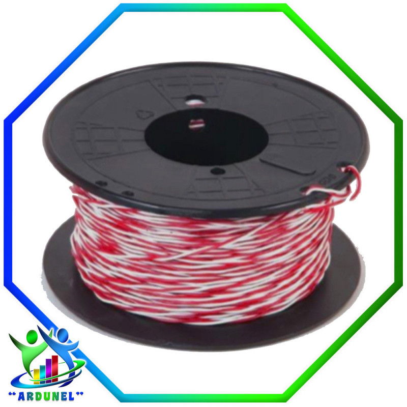 CABLE DE TELÉFONO ROJO-BLANCO (POR METRO) CABLE DE TELÉFONO ROJO-BLANCO (POR METRO)