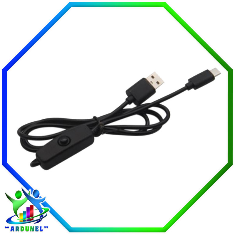 CABLE USB TIPO C ENCENDIDO/APAGADO 5V 3A CABLE USB TIPO C ENCENDIDO/APAGADO 5V 3A