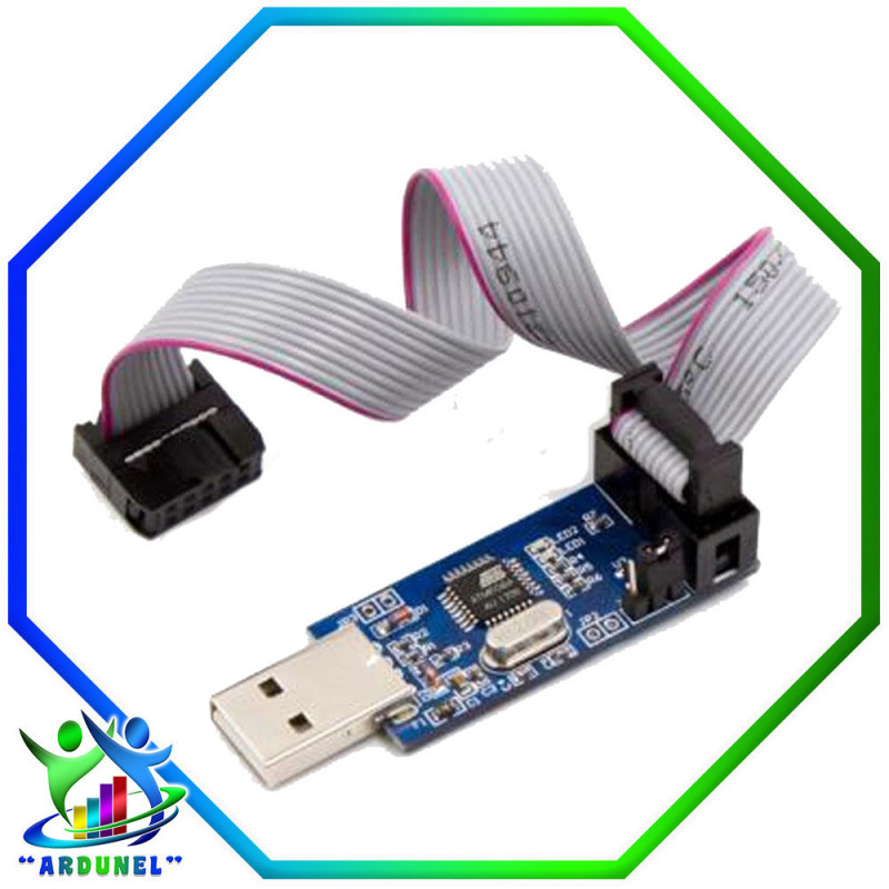 PROGRAMADOR AVR USBASP USB ISP CON CABLE PROGRAMADOR AVR USBASP USB ISP CON CABLE