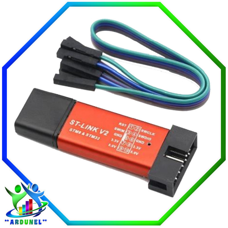 ST-LINK V2 STM8 STM32 COLOR ALEATORIO (ALTA CALIDAD) ST-LINK V2 STM8 STM32 COLOR ALEATORIO (ALTA CALIDAD)
