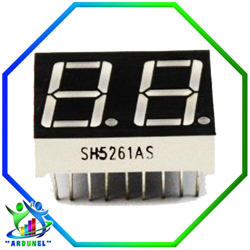 0.56 DISPLAY DE 7 SEGMENTOS 2 DÍGITOS CC 0.56 DISPLAY DE 7 SEGMENTOS 2 DÍGITOS CC