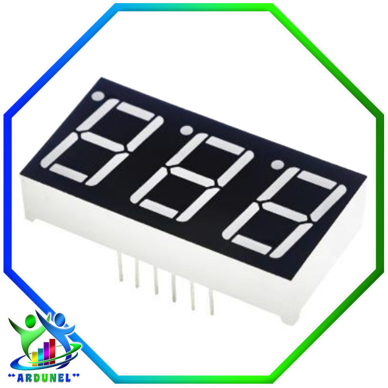 0.56 DISPLAY DE 7 SEGMENTOS 3 DÍGITOS CC 0.56 DISPLAY DE 7 SEGMENTOS 3 DÍGITOS CC