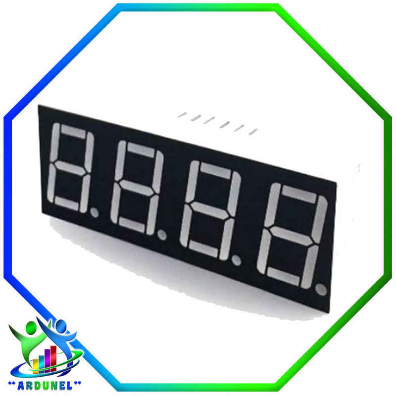 0.36 DISPLAY DE 7 SEGMENTOS 4 DÍGITOS CA 0.36 DISPLAY DE 7 SEGMENTOS 4 DÍGITOS CA