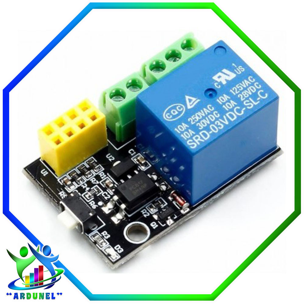 MÓDULO SHIELD RELÉ WIFI ESP8266 ESP-01S 5V (NO INCLUYE ESP8266) MÓDULO SHIELD RELÉ WIFI ESP8266 ESP-01S 5V (NO INCLUYE ESP8266)