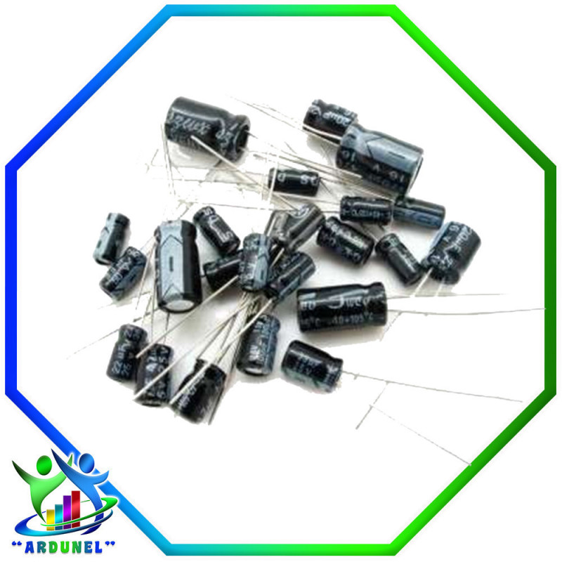CONDENSADOR ELECTROLÍTICO 16V 10UF CONDENSADOR ELECTROLÍTICO 16V 10UF