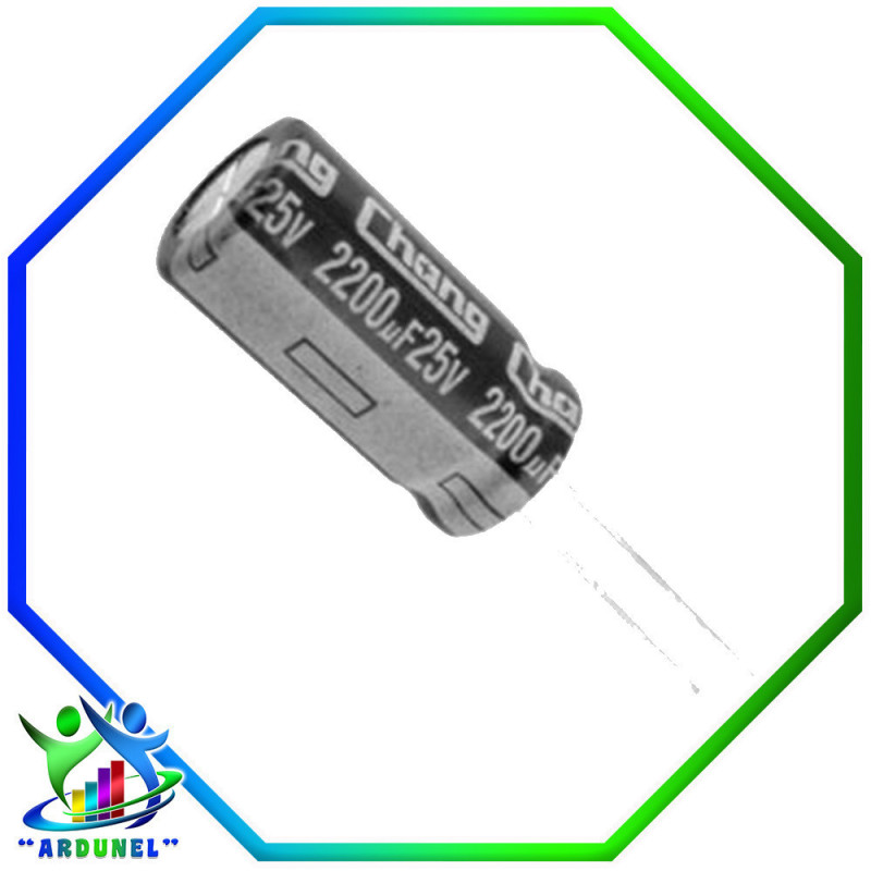 CONDENSADOR 2200UF 25V CONDENSADOR 2200UF 25V