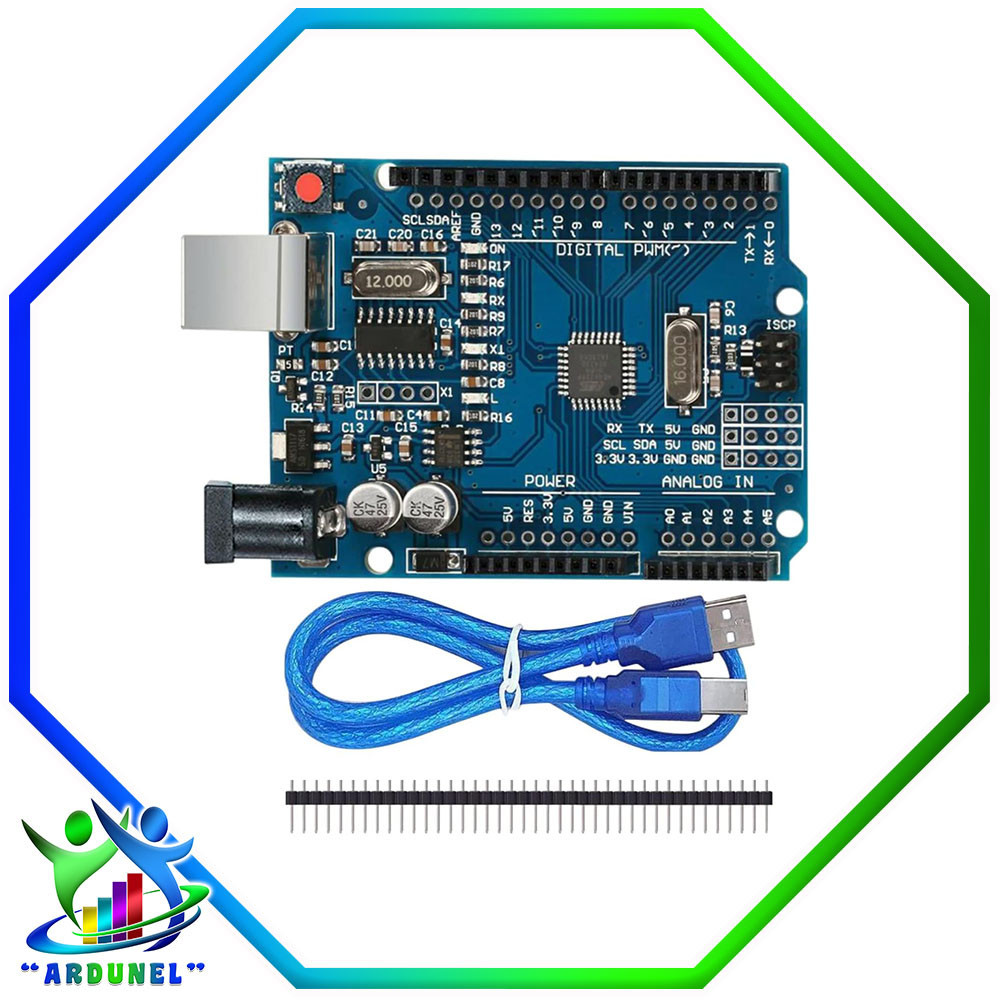 ARDUINO UNO SMD CH340 CON CABLE (NORMAL CALIDAD) ARDUINO UNO SMD CH340 CON CABLE (NORMAL CALIDAD)