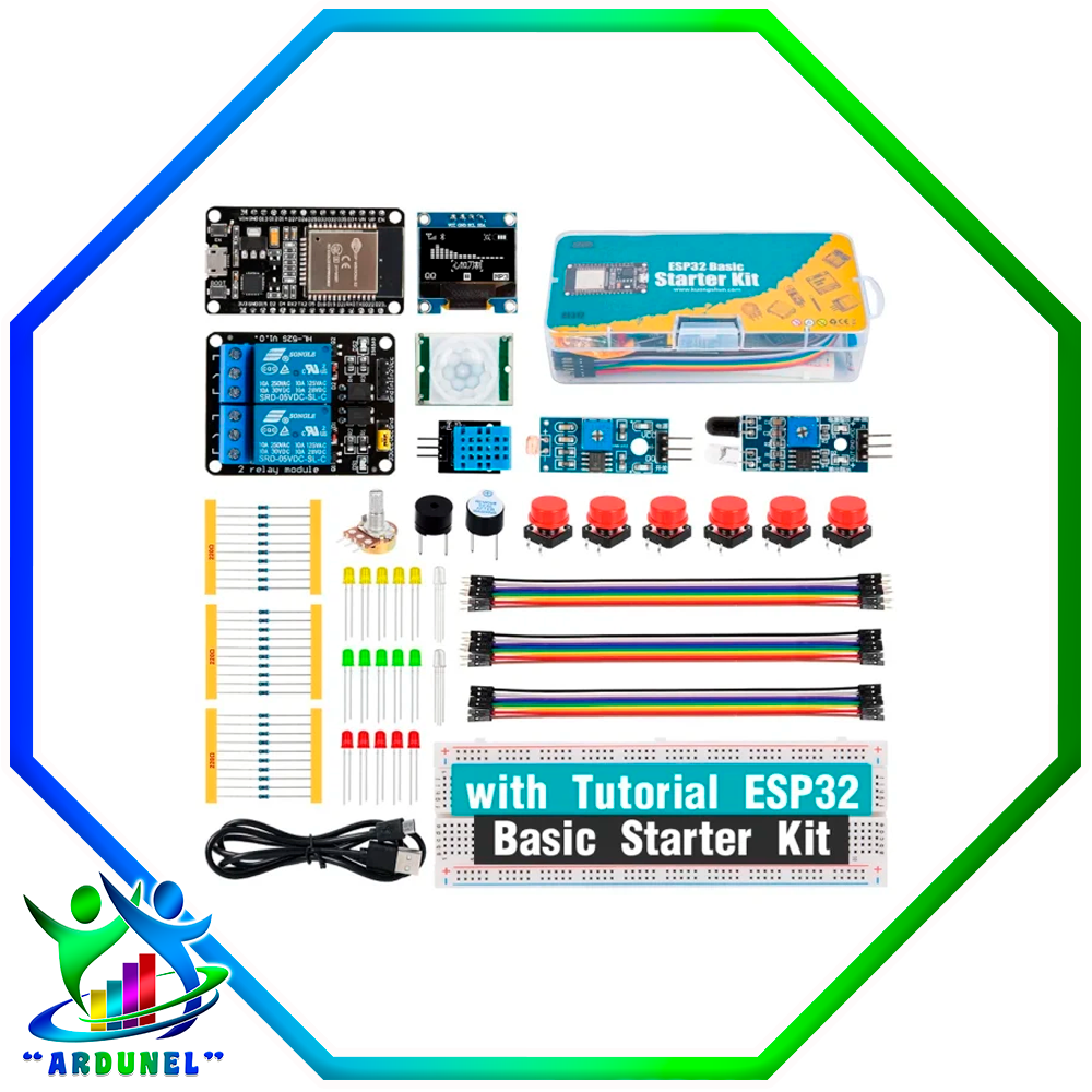 KIT BASICO ESP32 DESARROLLO WIFI-IOT KIT BASICO ESP32 DESARROLLO WIFI-IOT