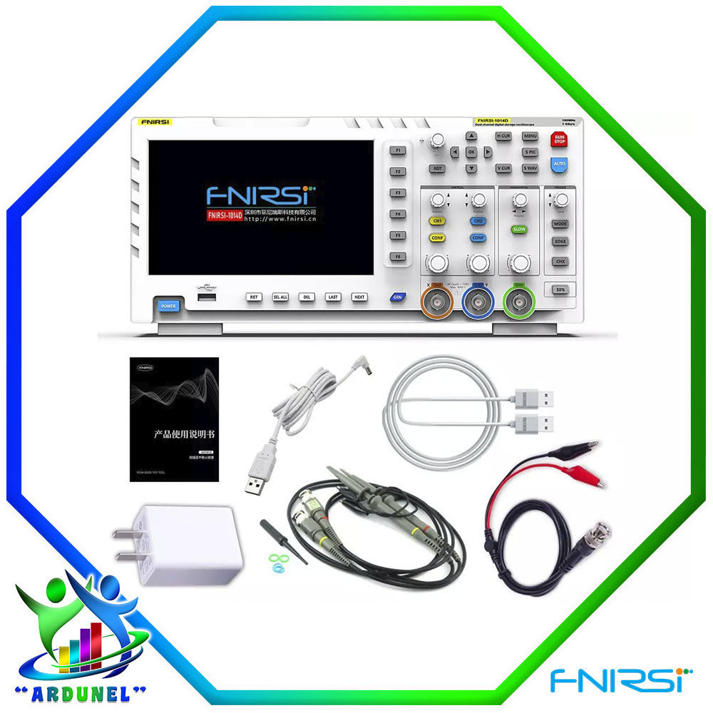 OSCILOSCOPIO DIGITAL 1014D 100Mhz - 1GSa/s CON GENERADOR DE SEÑAL OSCILOSCOPIO DIGITAL 1014D 100Mhz - 1GSa/s CON GENERADOR DE SEÑAL