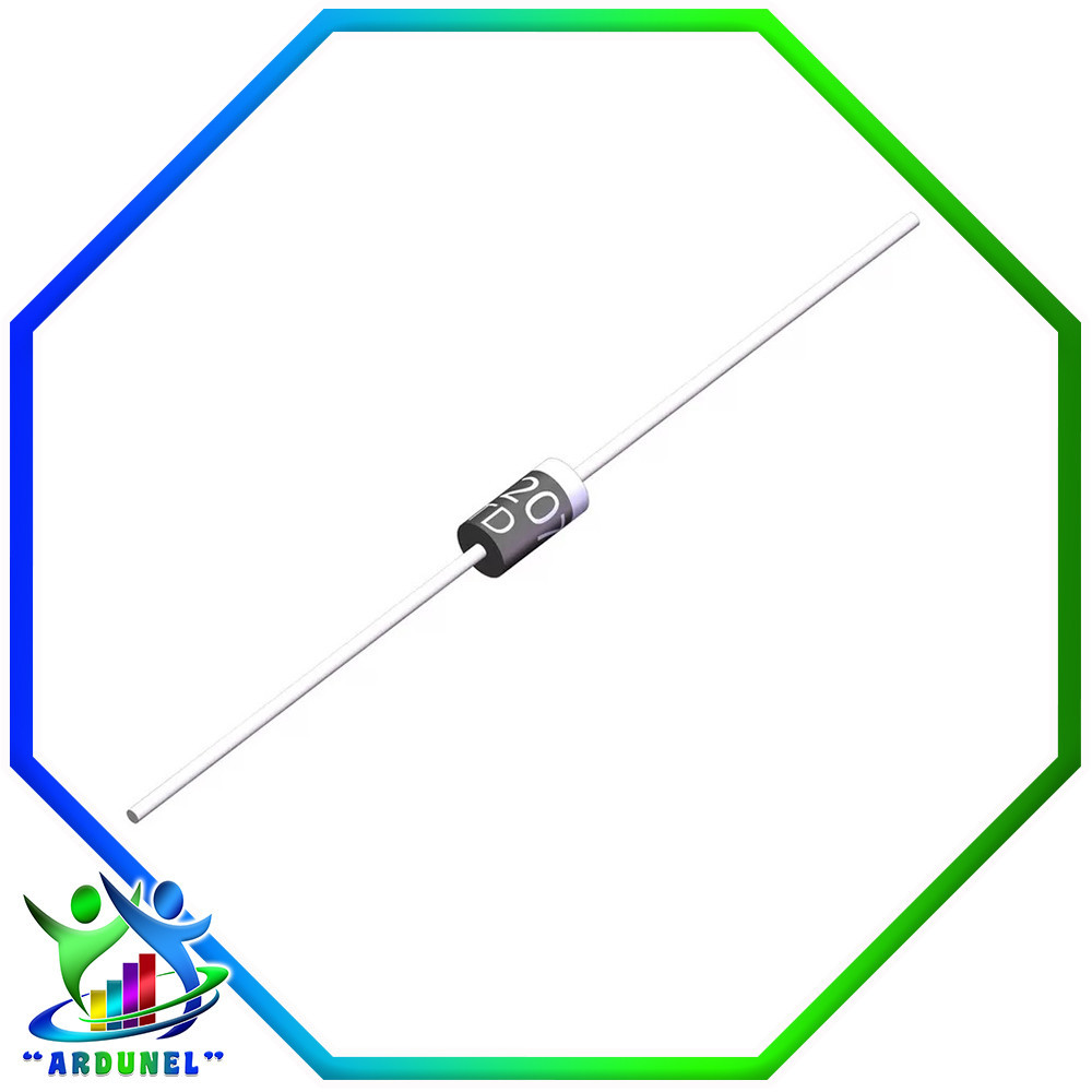DIODO RECTIFICADOR FR207 2A DIODO RECTIFICADOR FR207 2A