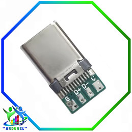 CONECTOR MACHO  USB 3.1 TIPO C