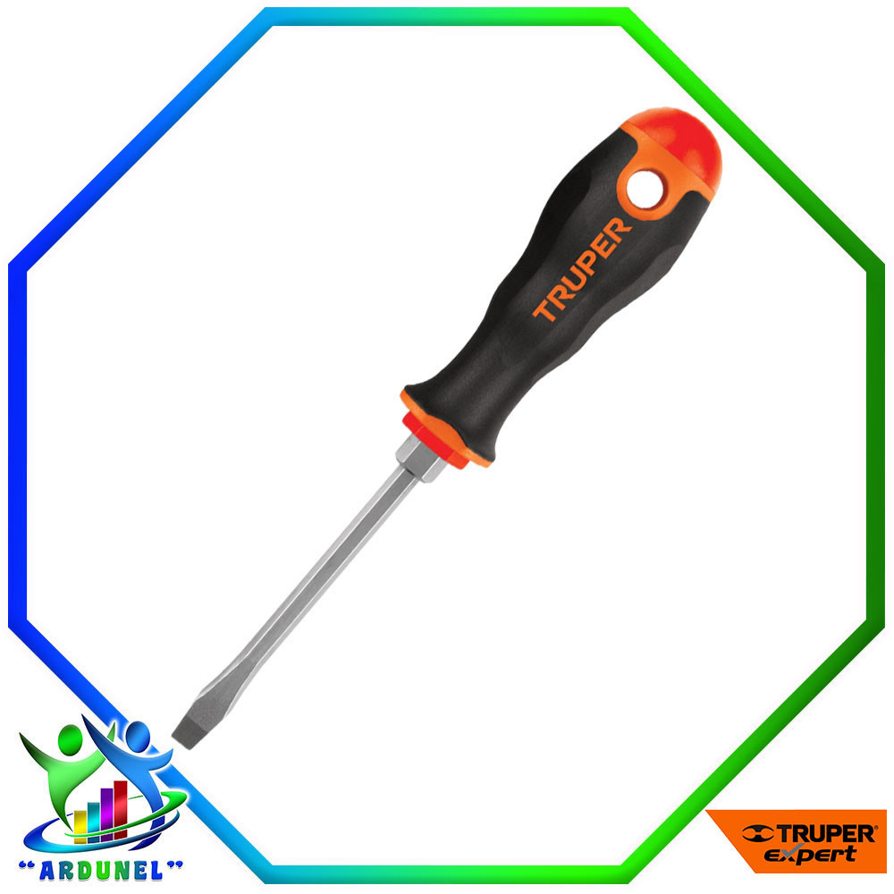 DESARMADOR PUNTA PLANA E IMANTADO DE 1/4" X 6" MANGO CONFORT GRIP DESARMADOR PUNTA PLANA E IMANTADO DE 1/4" X 6" MANGO CONFORT GRIP