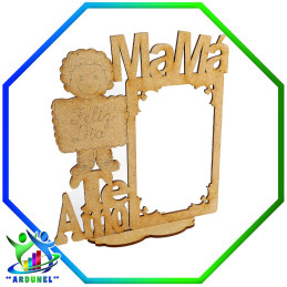 PORTA RETRATO TE AMO MAMÁ