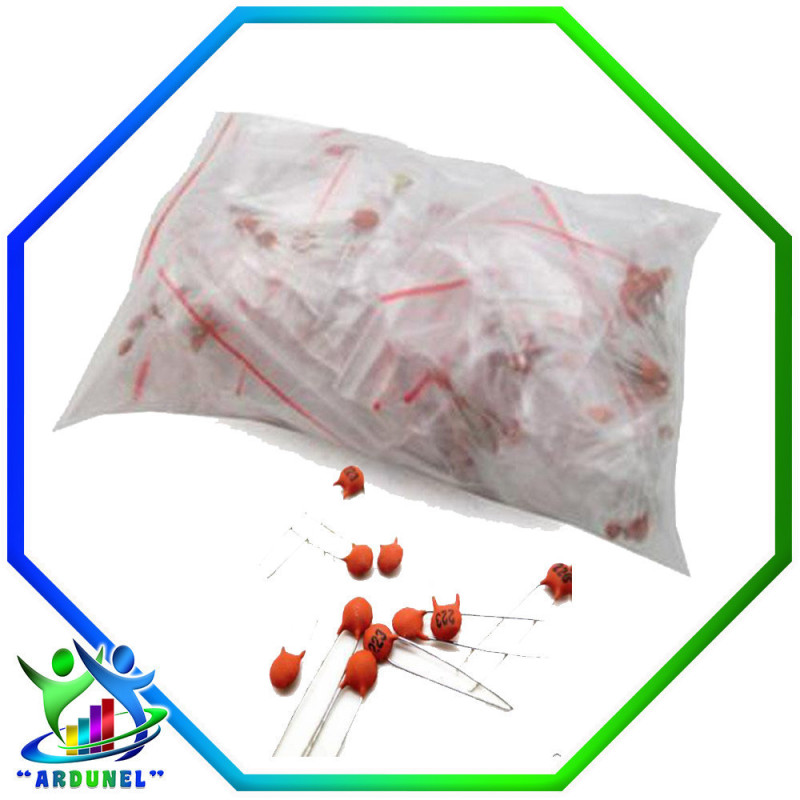 KIT DE CONDENSADOR CERÁMICO 300PCS KIT DE CONDENSADOR CERÁMICO 300PCS