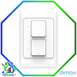 INTERRUPTOR SMART BLANCO WIFI 2 TOMAS