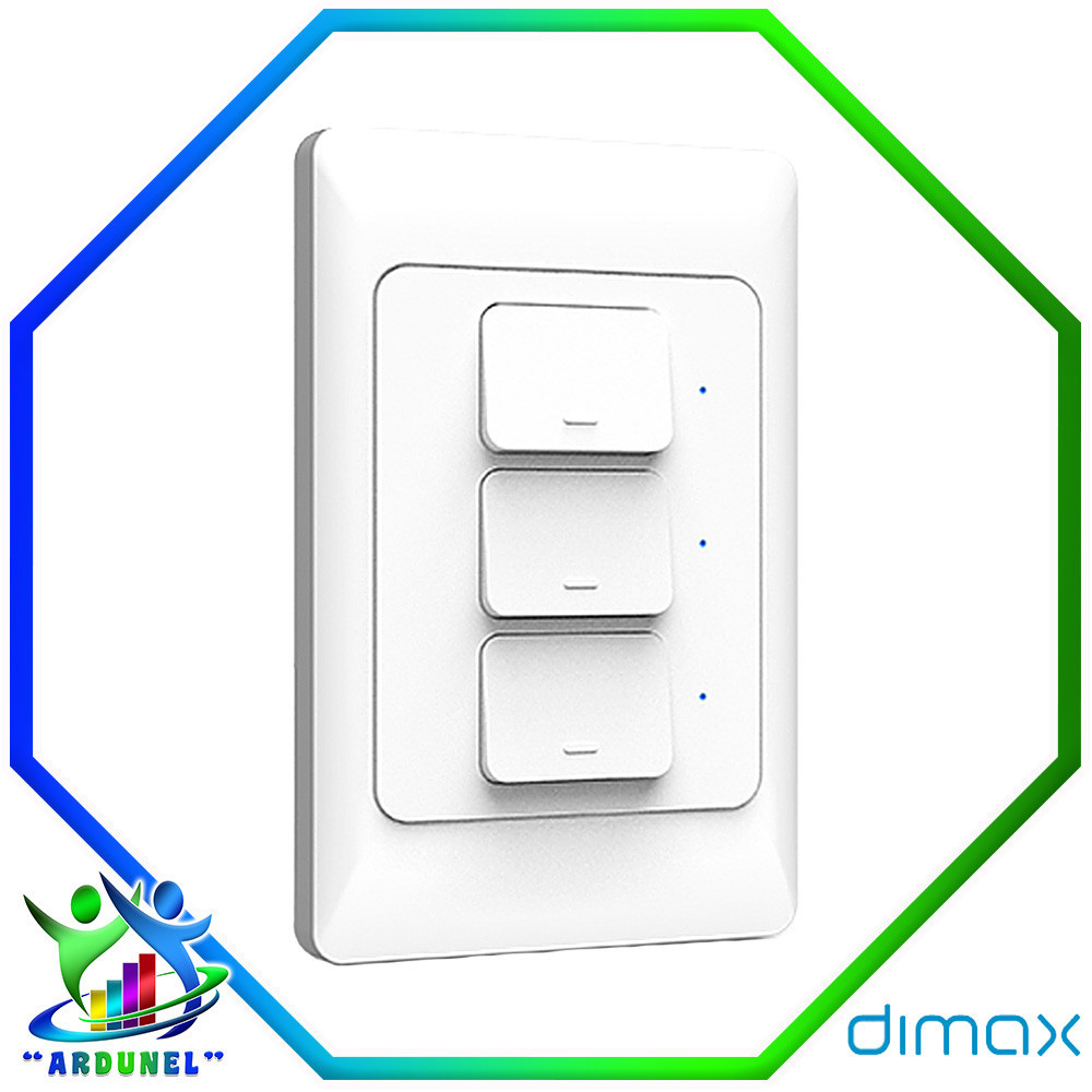 INTERRUPTOR SMART BLANCO WIFI 3 TOMAS INTERRUPTOR SMART BLANCO WIFI 3 TOMAS