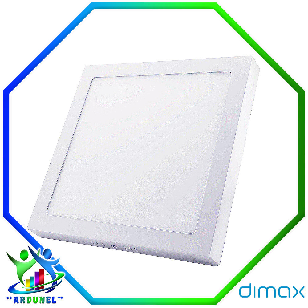 LUZ LED CUADRADA DE SOBREPONER 6500K 18W LUZ LED CUADRADA DE SOBREPONER 6500K 18W