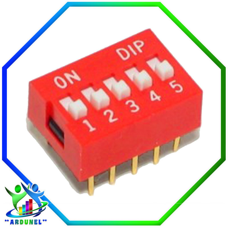 DIP SWITCH 5 PINES DIP SWITCH 5 PINES