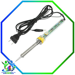 CAUTIN TEMPERATURA AJUSTABLE 220V IRON PUNTA DE PLATA