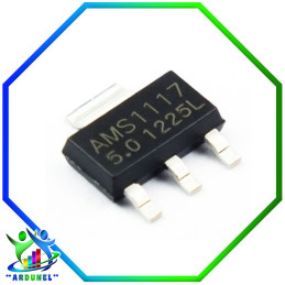 REGULADOR SMD AMS1117 SOT-223 5V