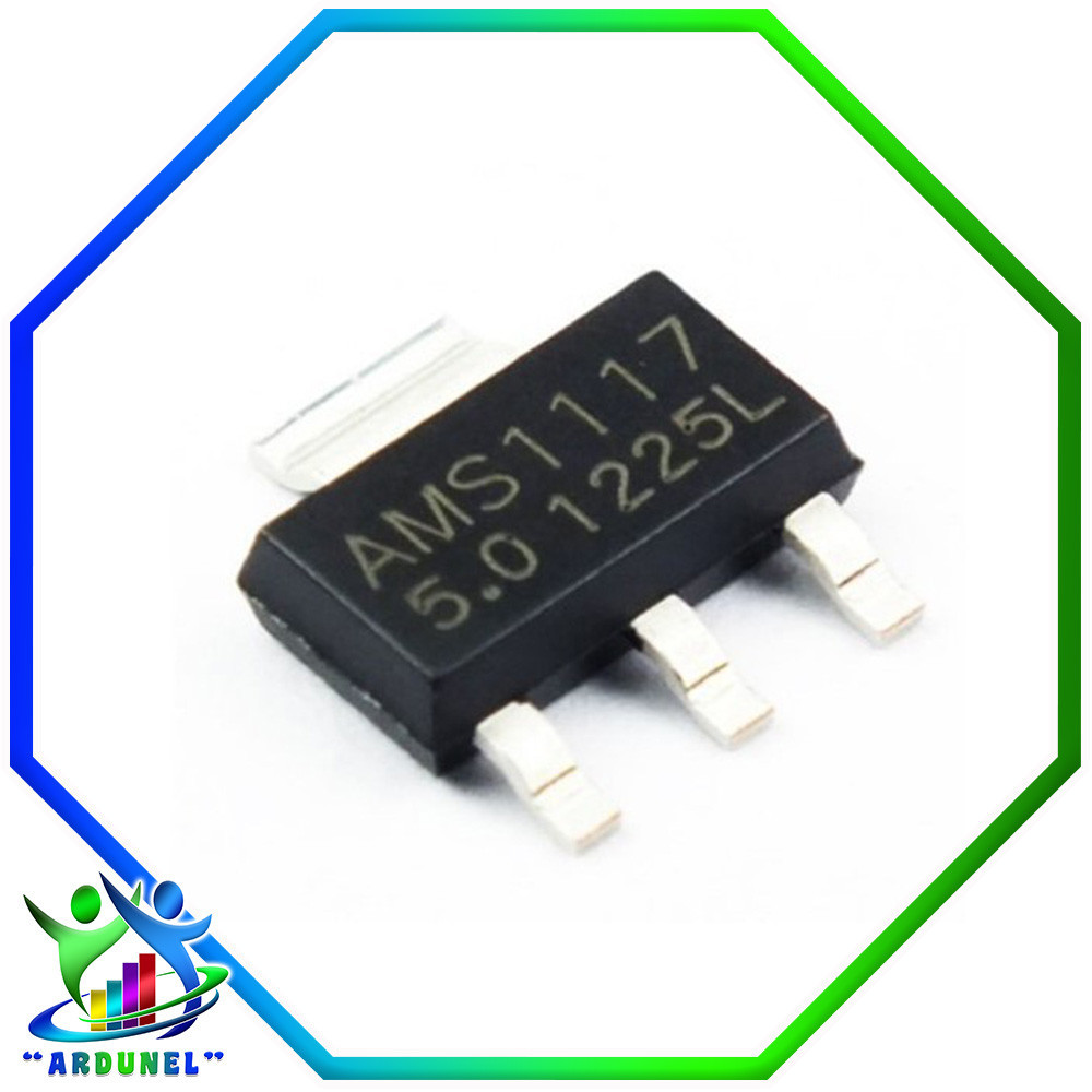 REGULADOR SMD AMS1117 SOT-223 5V REGULADOR SMD AMS1117 SOT-223 5V