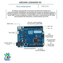 ARDUINO LEONARDO R3 + CABLE