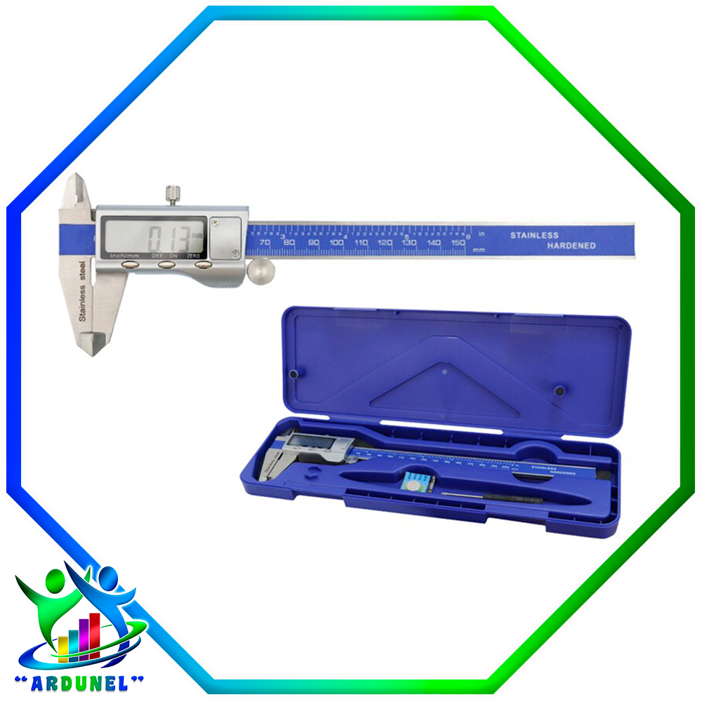 VERNIER DIGITAL DE ACERO INOXIDABLE DE 0-150MM