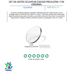 SET DE LENTES SCULPFUN S30/S30 PRO/ULTRA-11W ORIGINAL