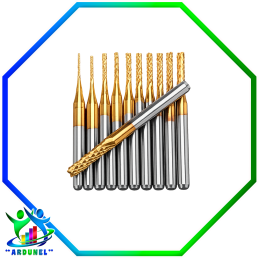 JUEGO DE 10 BROCAS DE TITANIO (0.8-3.17 MM)