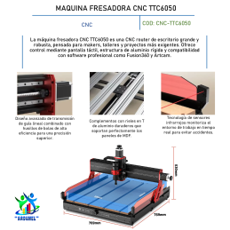 MAQUINA FRESADORA CNC TTC6050