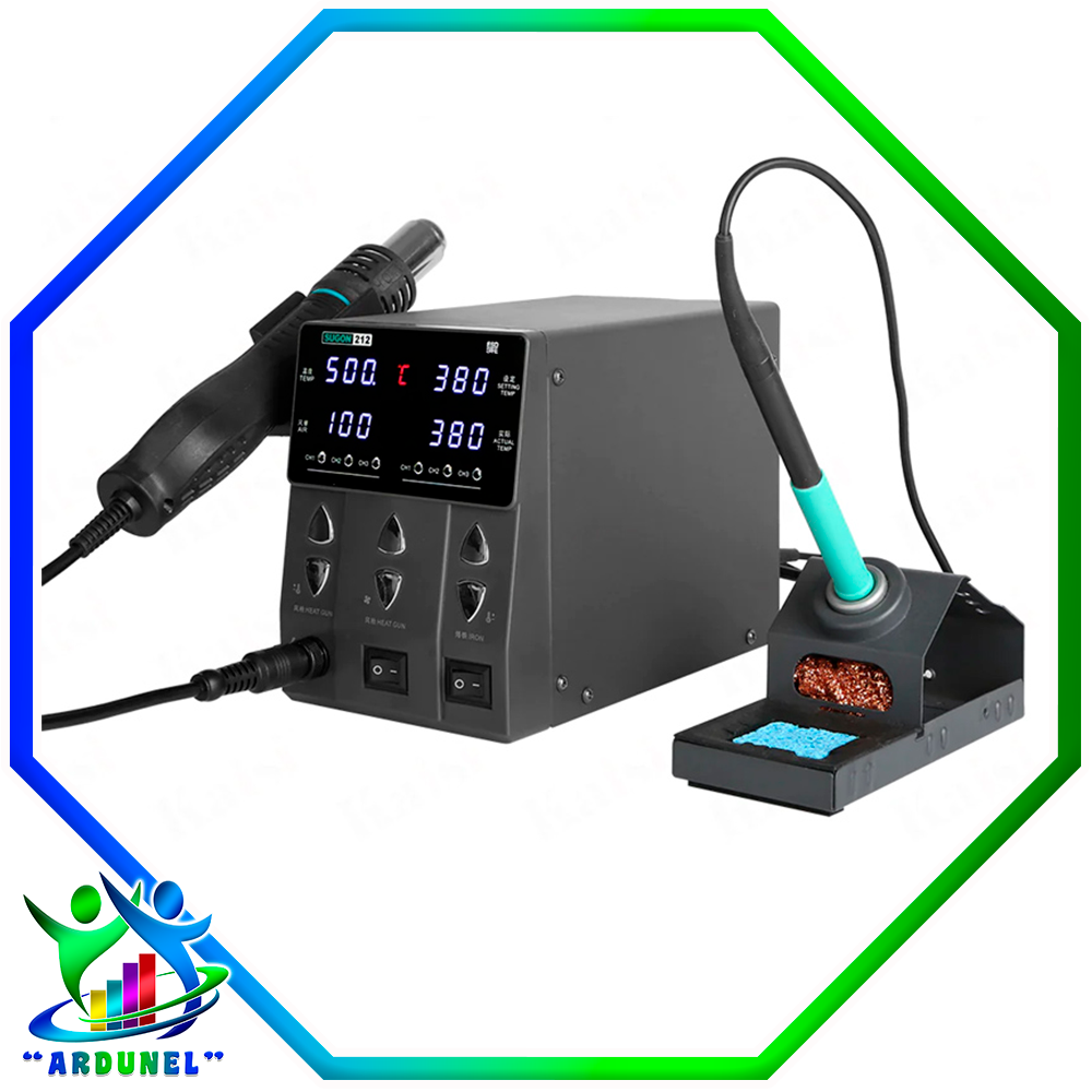 SUGON 212 ESTACION DE SOLDADURA DE AIRE CALIENTE 2 EN 1